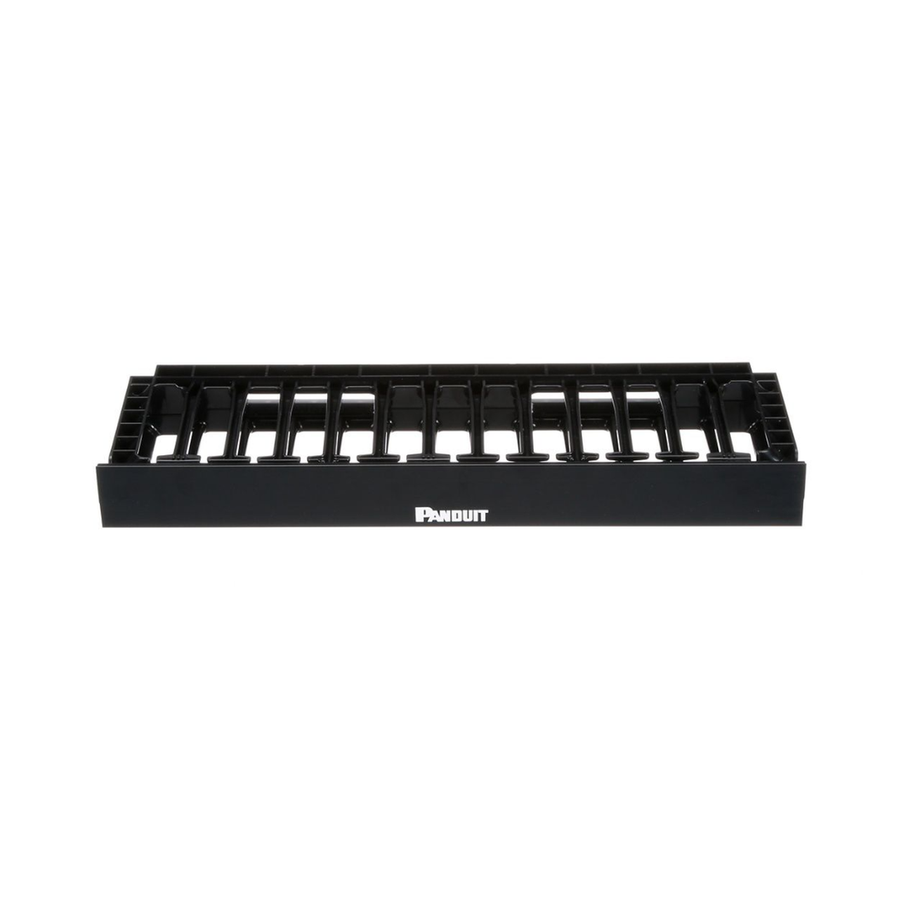 NMF1 Organizador de Cables Horizontal NetManager de Alta Densidad, Sencillo (Solo Frontal), Para Rack de 19in, 1UR