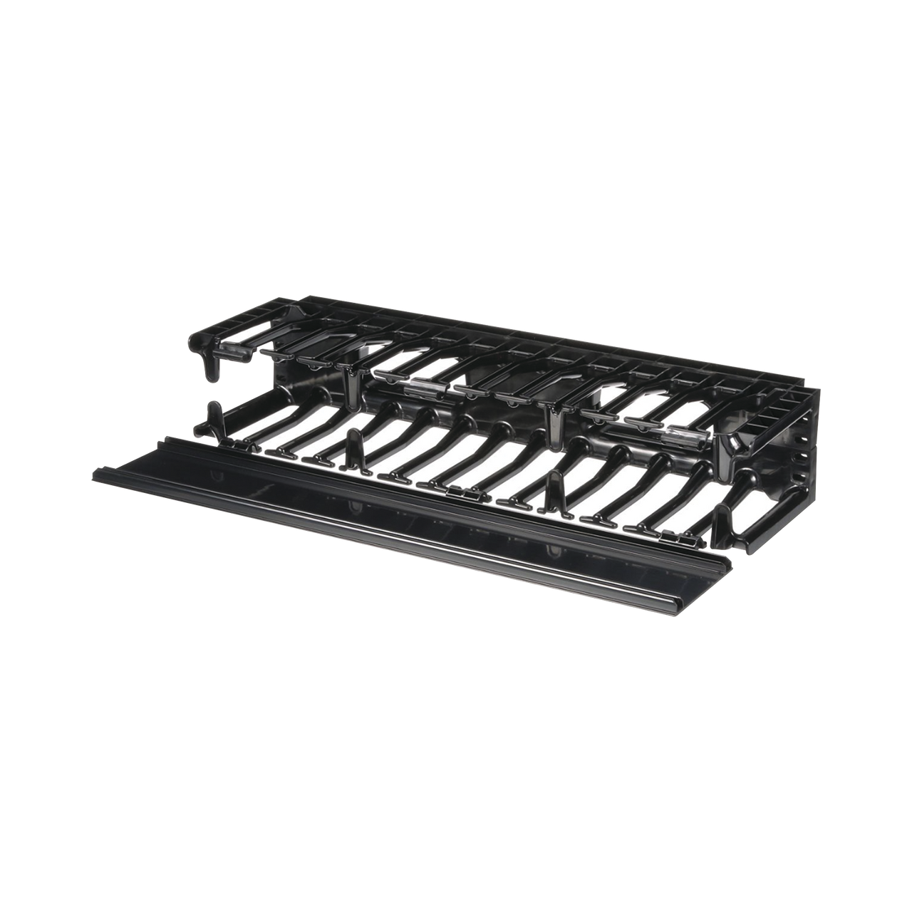 NMF2 Organizador de Cables Horizontal NetManager de Alta Densidad, Sencillo (Solo Frontal), Para Rack de 19in, 2UR