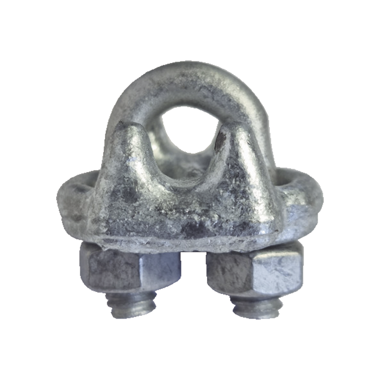 NUDO-18-FJG Nudo/ Perro/ Abrazadera Acero Forjado para Cable de 1/8, Galv. por Inmersión en Caliente.