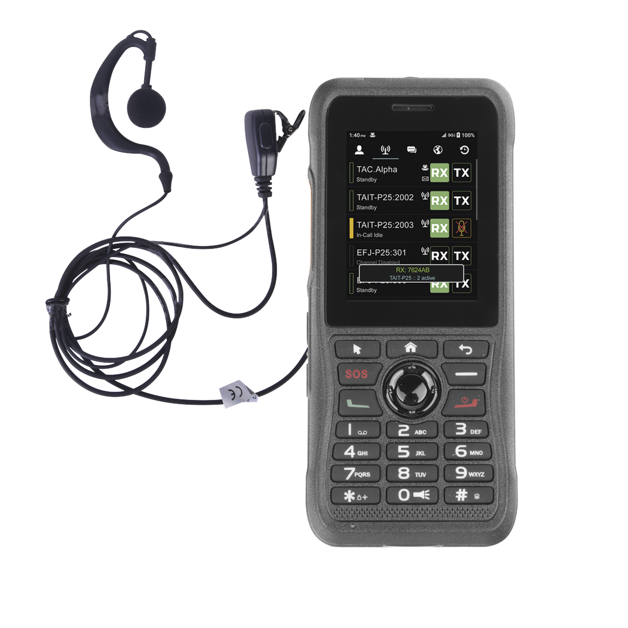 NXPOC130-KIT-MIC KIT Radio NXPOC-130 y Manos Libres de Gancho (No Inlcuye Servicio en Plataforma))