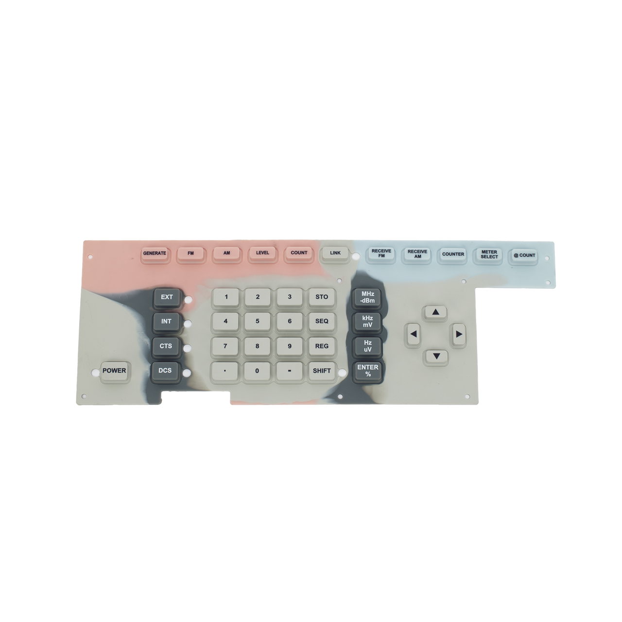OVRL-27 Membrana Elastomérica Touch Pad para Monitor de Servicio Ramsey COM-3010.