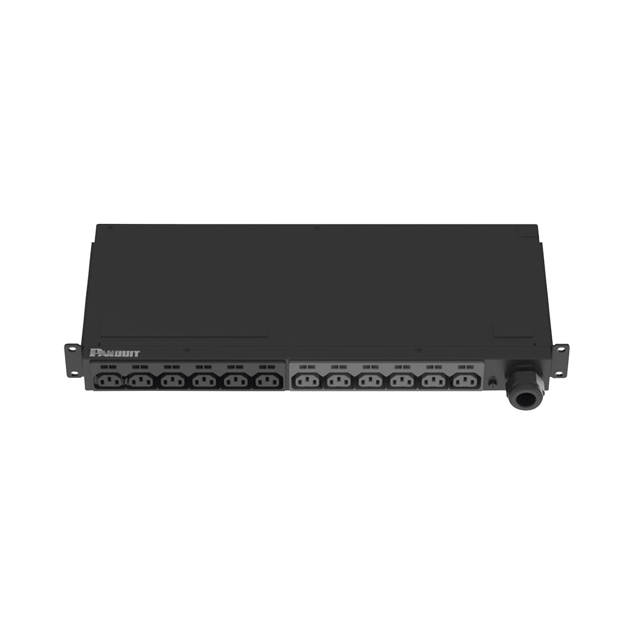 P12B47M PDU Básico para Distribución de Energía, Enchufe de Entrada NEMA L6-30P, Con 12 Contactos C13, Instalación Horizontal de 19in, 1UR, 30 Amp, 208 Vca