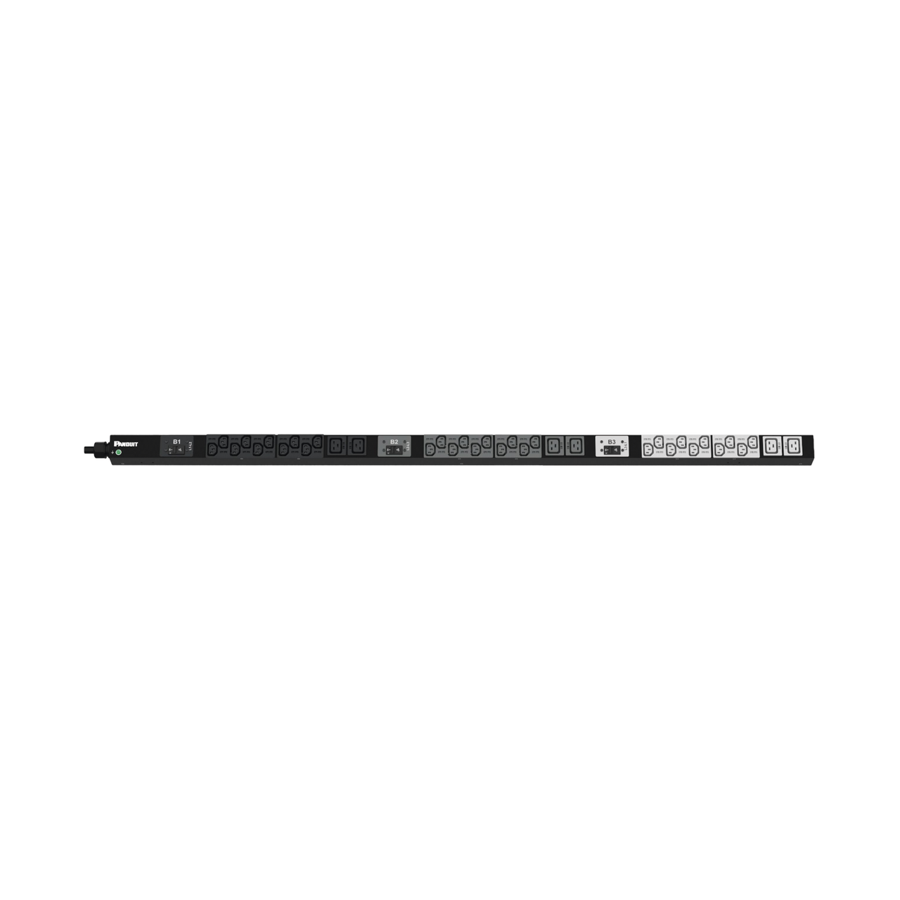 P36B22M PDU Básico para Distribución de Energía, Enchufe de Entrada NEMA L15-30P, Con 30 Salidas C13 y 6 C19, de Instalación Vertical, 208 Vca, 30 Amp