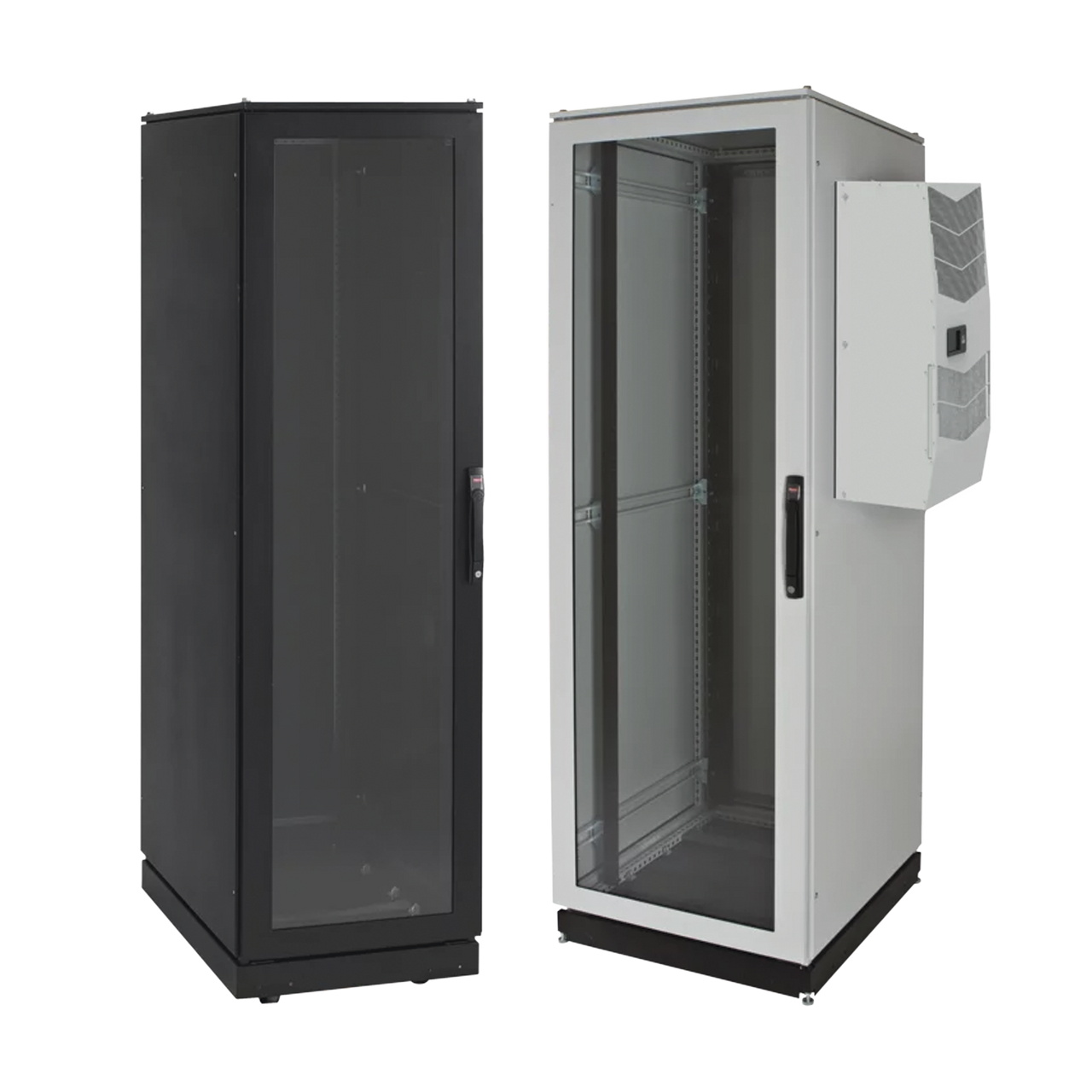 PDCP2078GAC Gabinete de Telecomunicaciones ProLine V/D, 700 mm de Ancho, 800 mm de Profundidad, Compatible Con Aire Acondicionado Tipo G28, 42 UR, Color Gris Claro