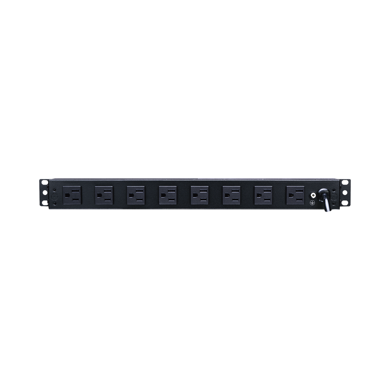 PDU15B2F8R PDU Básico Para Distribución de Energía, Con 8 Tomas NEMA 5-15R Traseras y 2 Tomas 5-15R Frontales, 1UR, 15 Amp, 120 Vca