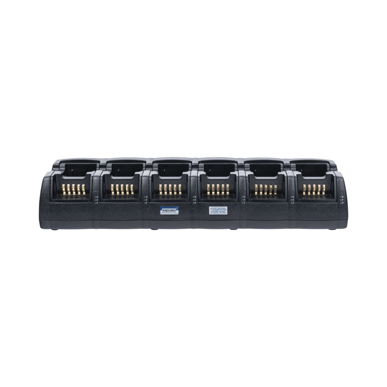 PP-12C-PRO5150ELITE Multicargador rápido Endura de 12 cavidades para baterias JMNN4024/HNN9008/9013, para radios Motorola PRO5150ELITE/ PRO5150/5550/5350/7150/7350/9150/HT750/1250/GP324/328/340/MTX950