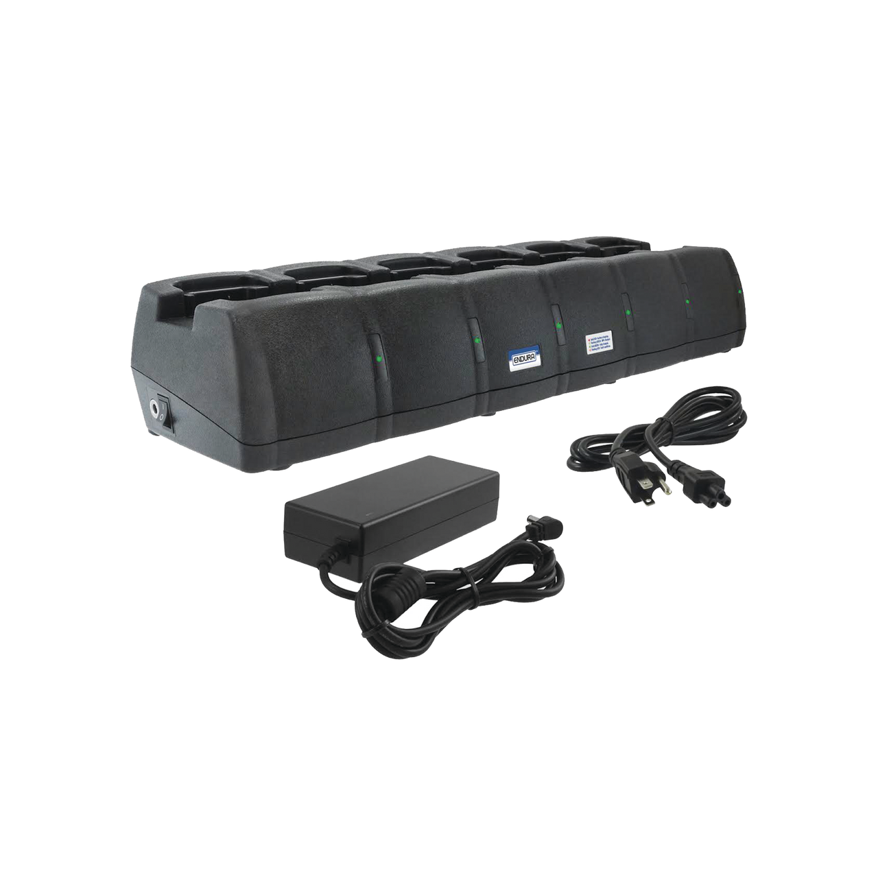 PP-6C-BC191 Multicargador de 6 cavidades para radios Icom IC-F3003, IC-4003 para baterías Ni-Mh  BP264 o genéricas.
