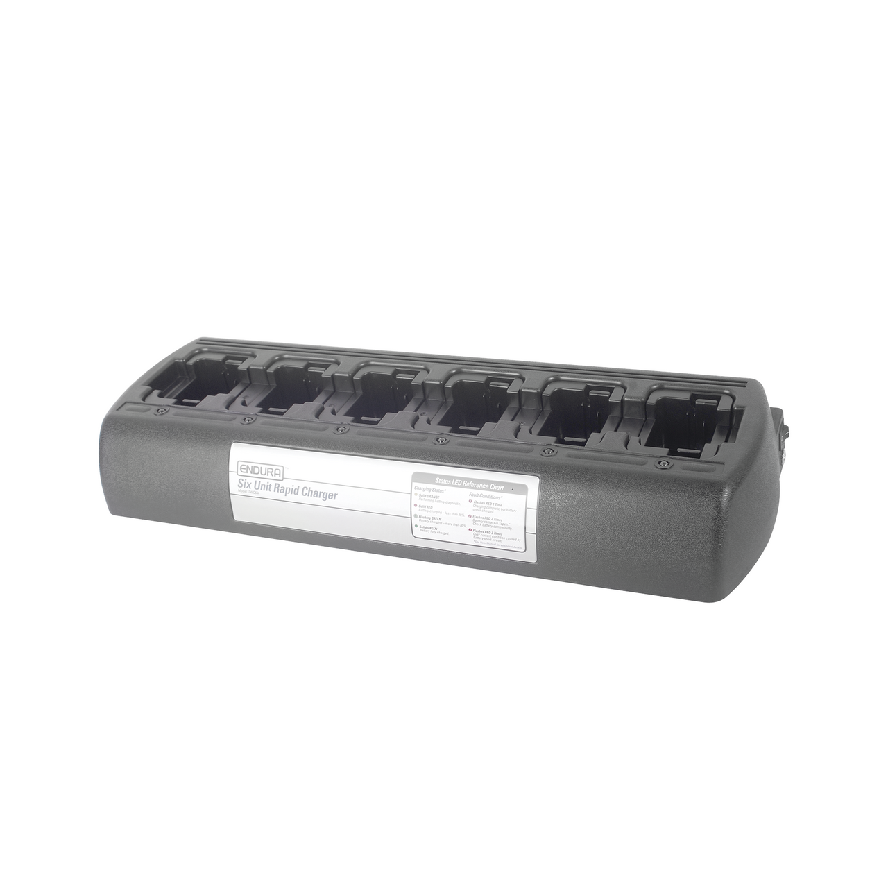 PP-6C-MAGONE Multicargador rápido de escritorio de 6 cavidades para radios Motorola Mag One, BR040. Para uso con baterías Ni-Cd, Ni-MH, Li-Ion, Li-Po.