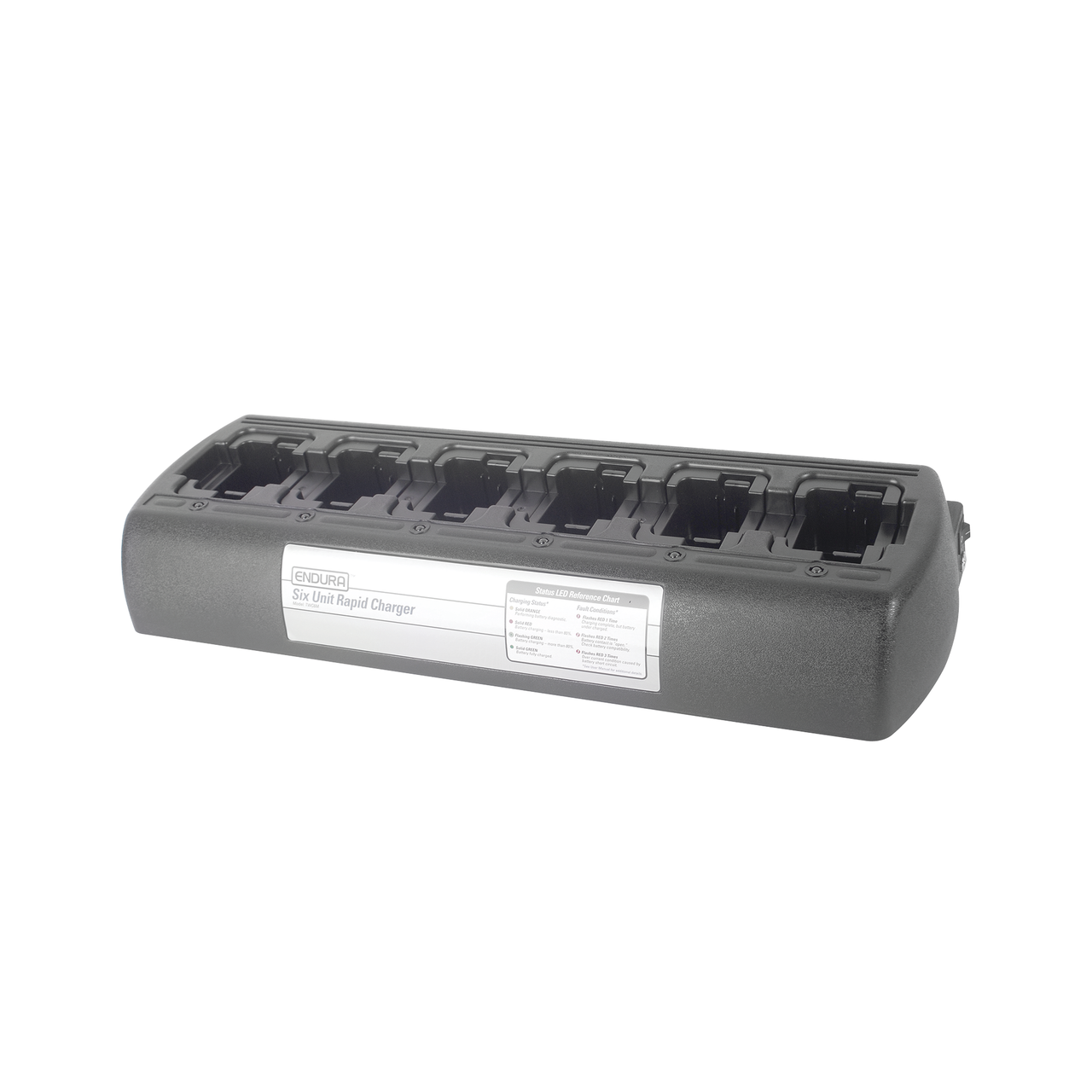 PP-6C-XTS2500 Multicargador rápido de escritorio de 6 cavidades para radios MotorolaXTS1500 / XTS2500 / MT1500 / PR1500. Para uso con baterías Ni-Cd, Ni-MH, Li-Ion, Li-Po.