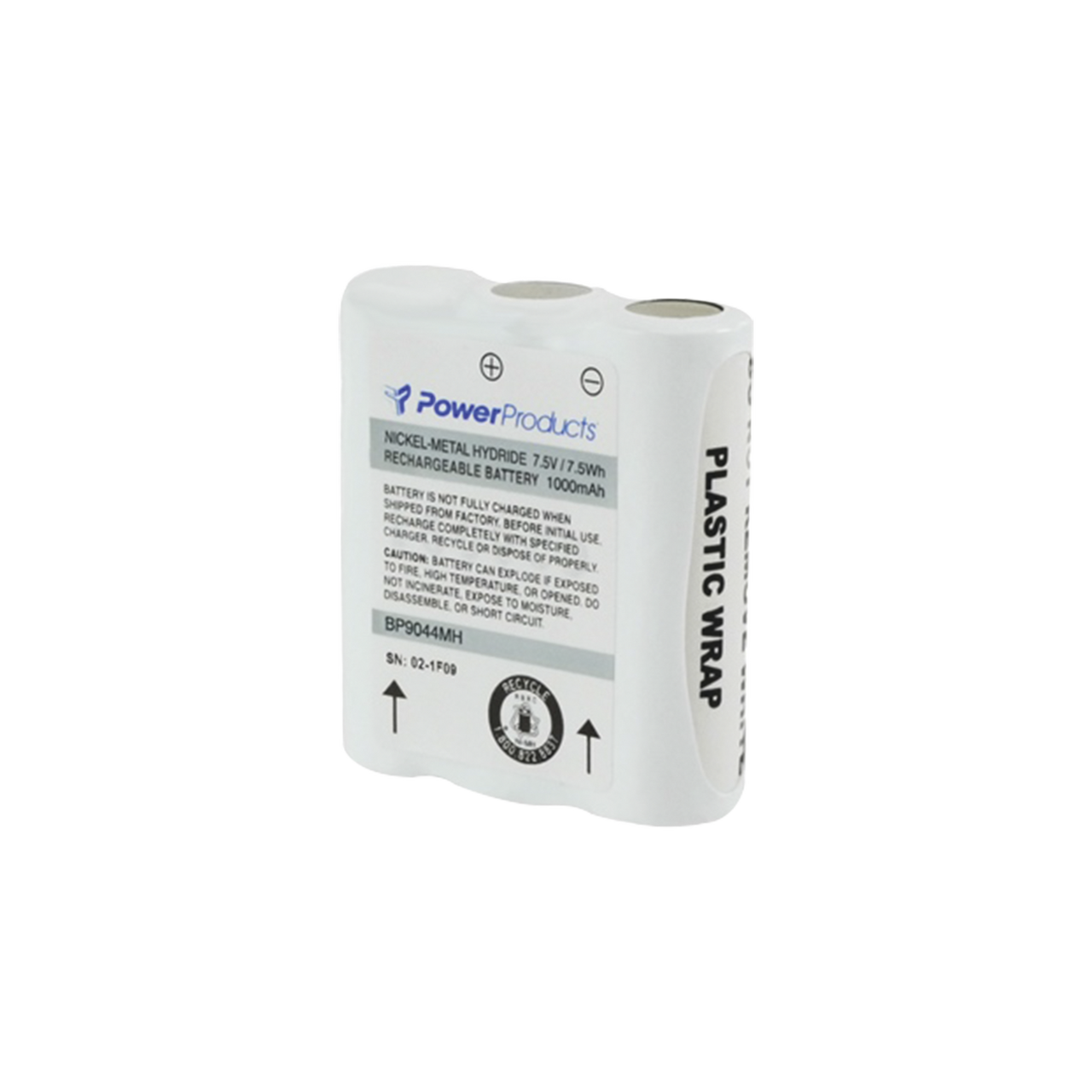 PP-HNN9044MH Batería de Ni-MH, 1000 mAh 7.5 V para radios Motorola SP10, SP50, P10, P50+, HT10, SPIRIT M SERIES