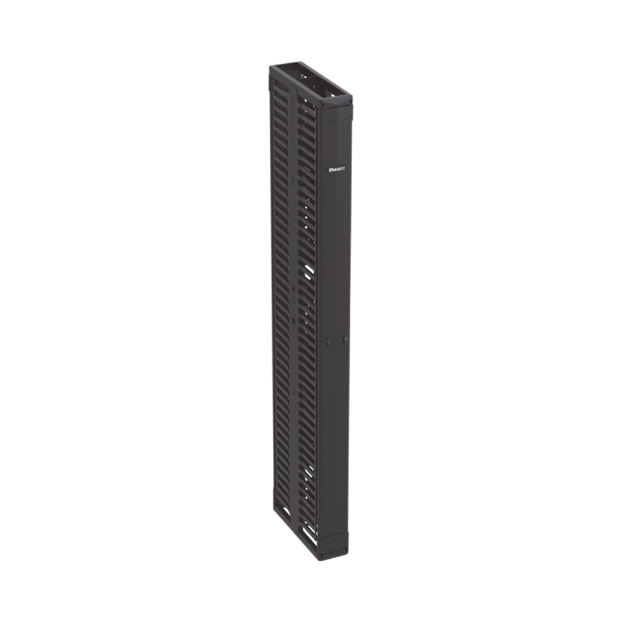 PR2VD06 Organizador Vertical PatchRunner?, Doble (Frontal y Posterior), Para Rack Abierto de 45 Unidades, 6in de Ancho, Color Negro