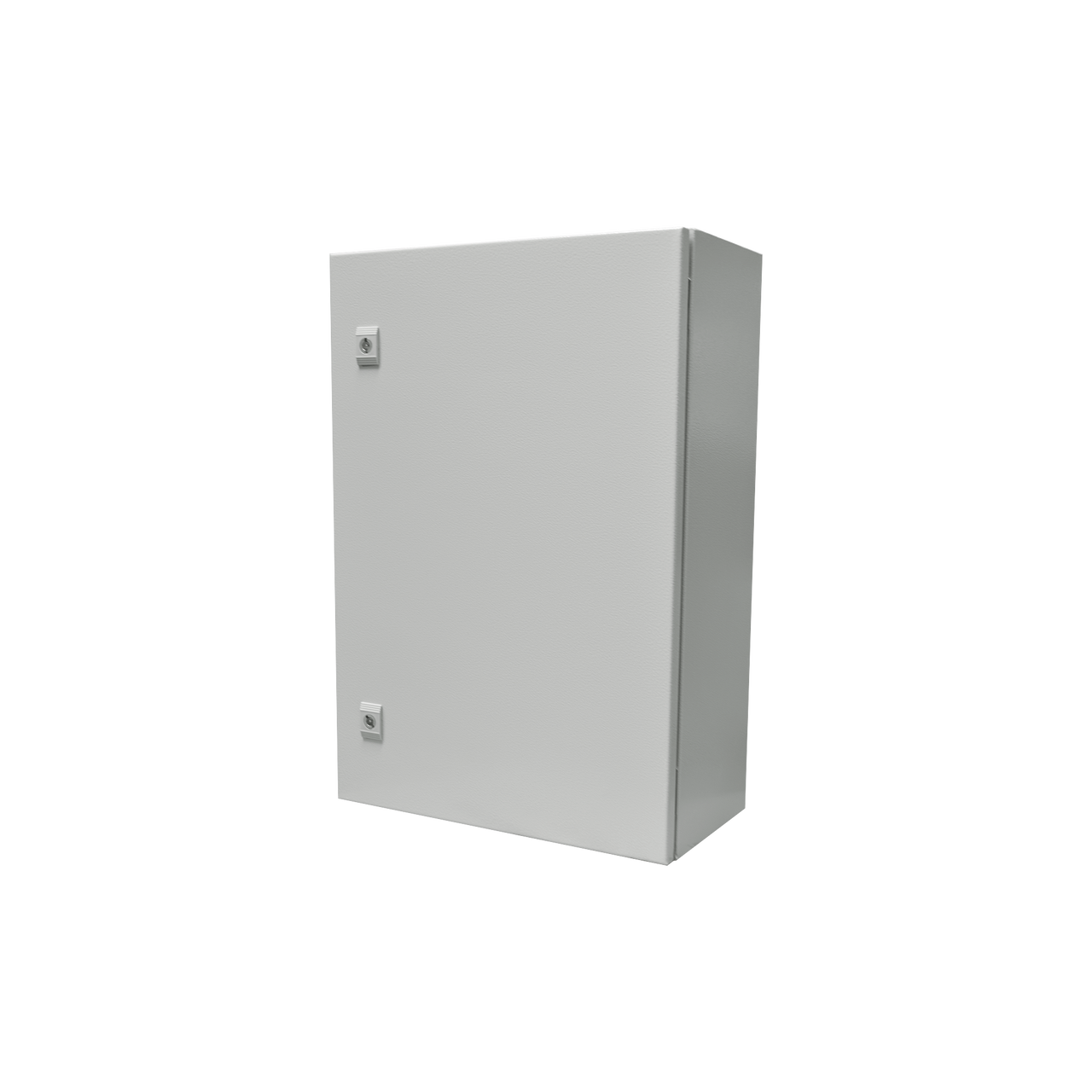 PST-5070-25A Gabinete de Acero IP66 Uso en Intemperie (500 x 700 x 250 mm) con Placa Trasera Interior Metálica y Compuerta Inferior Atornillable (Incluye Chapa y Llave T).