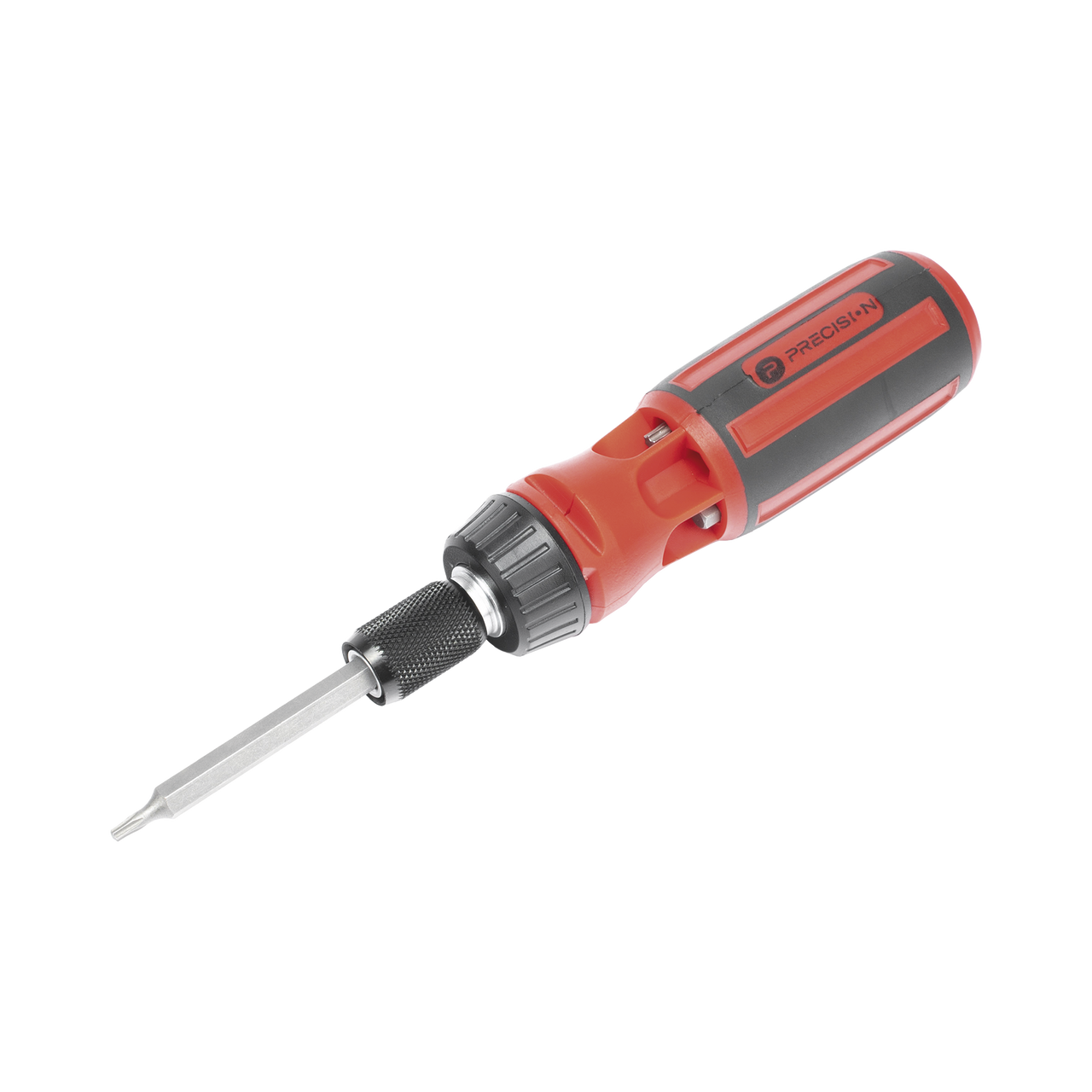 PST-H020-06 Desarmador 6 en 1 con Mango de Agarre Plástico (Torx de Seguridad #10 y #20, Hexagonal #5, PH0, PH2, Plana #5)