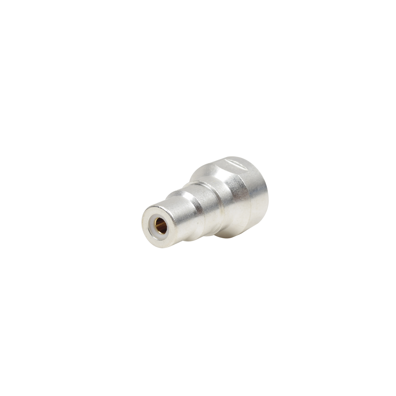 PT-4000-015 Adaptador UNIDAPT Hembra a RCA Hembra, Plata / Oro / Teflón.