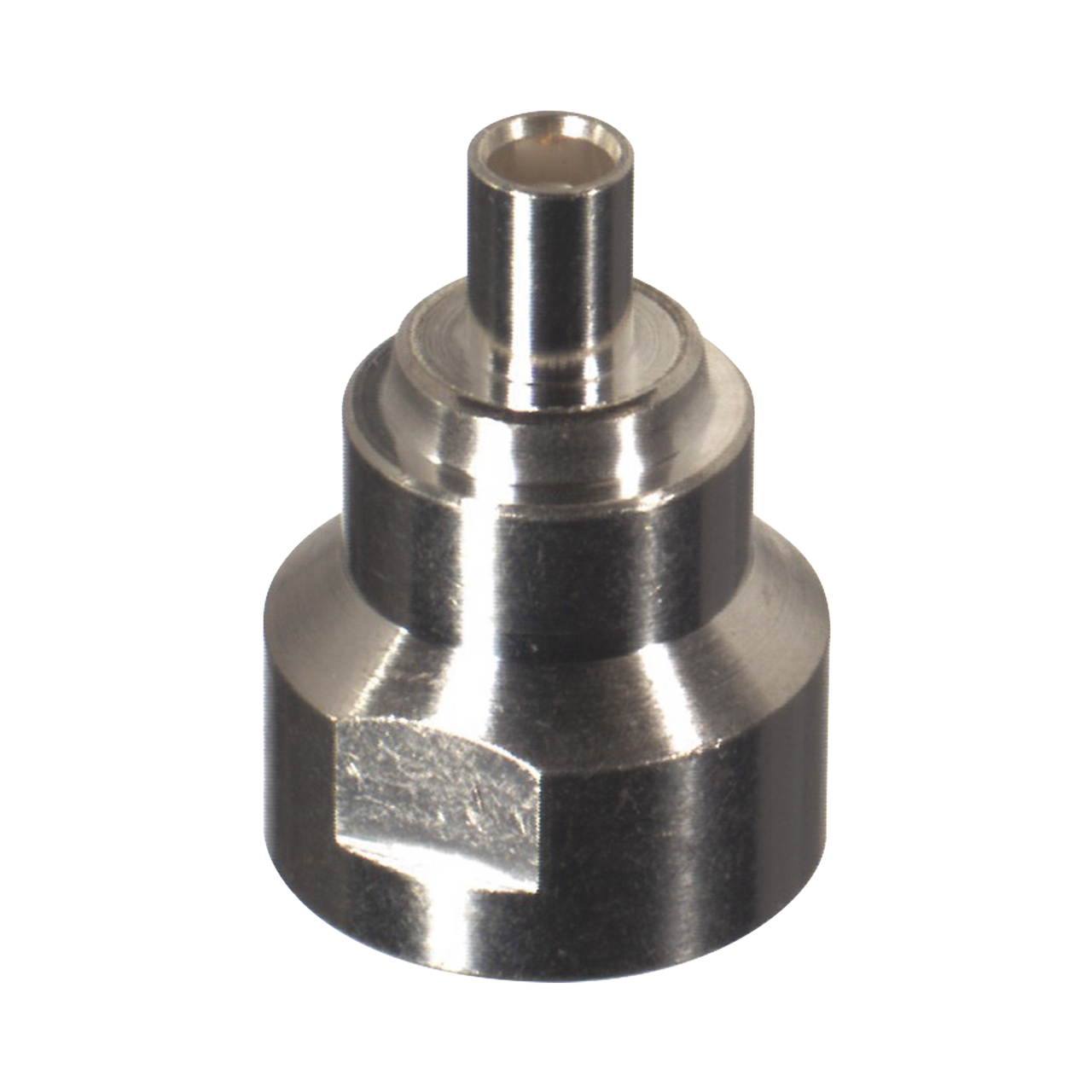 PT-4000-116 Adaptador UNIDAPT Hembra a MCX Hembra. Plata/ Oro/ Teflón.