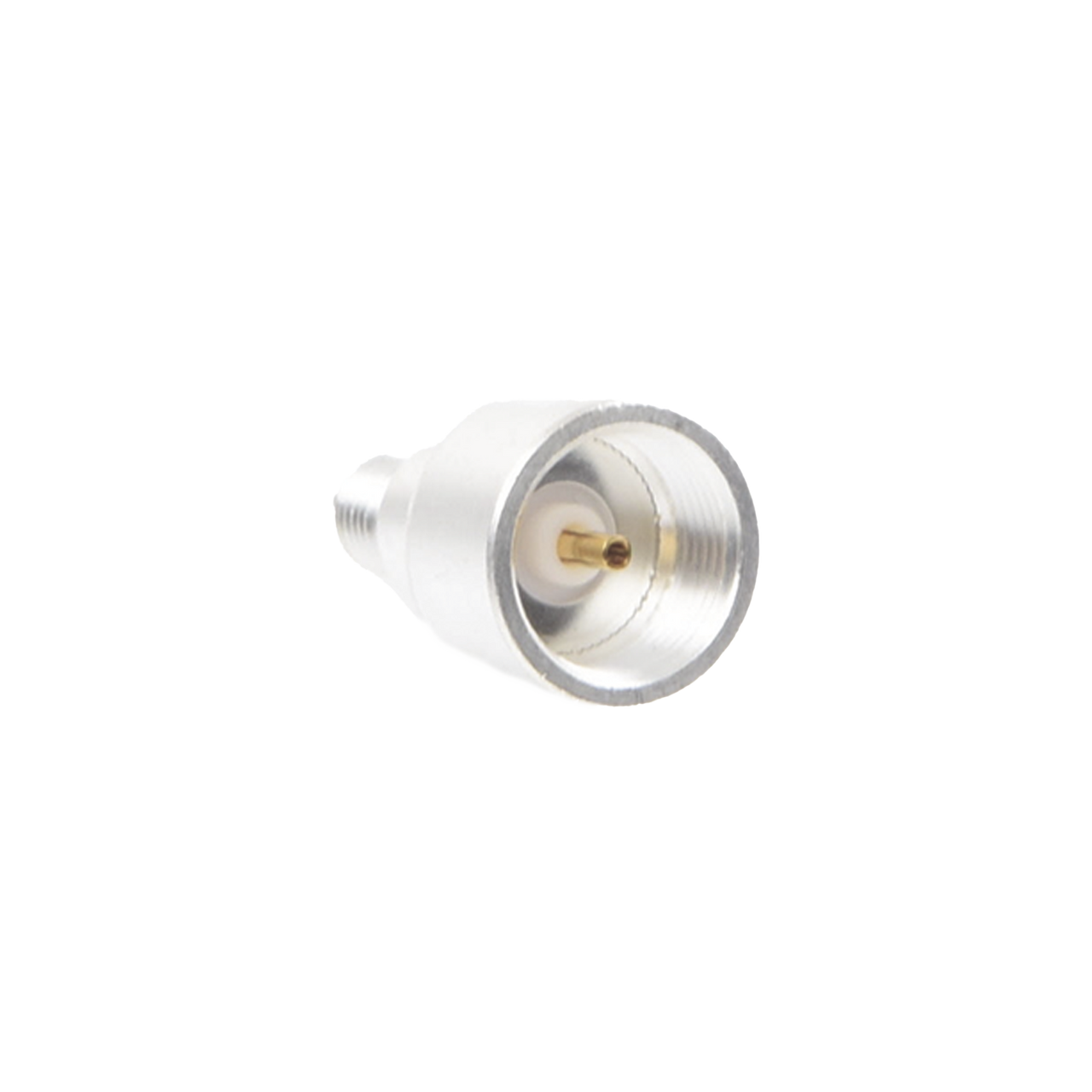 PT-4000-134 Adaptador UNIDAPT Hembra a SMA Hembra Inverso. Plata / Oro / Teflón.