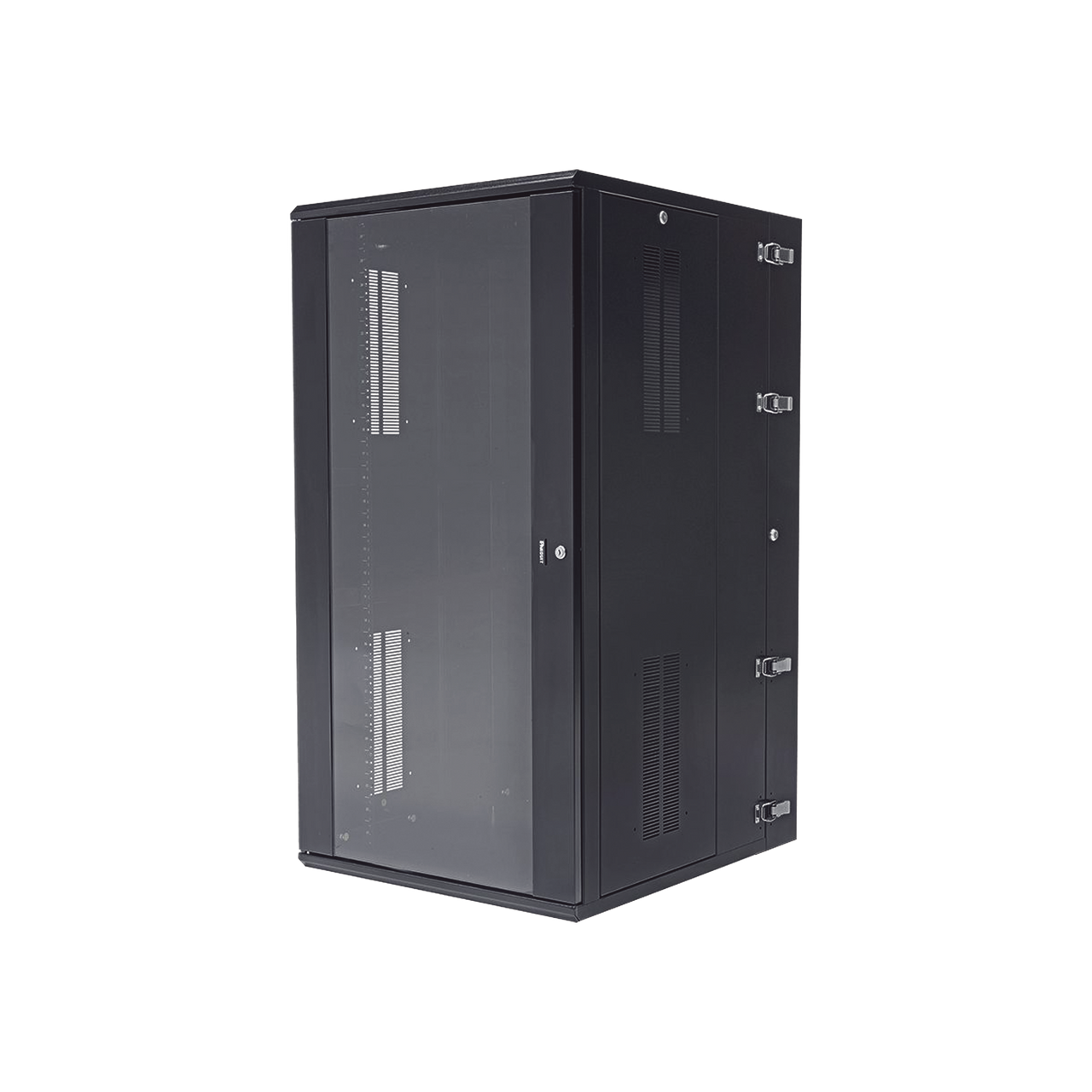 PZWMC2630W Gabinete PanZone de Montaje en Pared, de 19in, Puerta con Ventana de Seguridad, 26 UR, 762mm de Profundidad, Color Negro