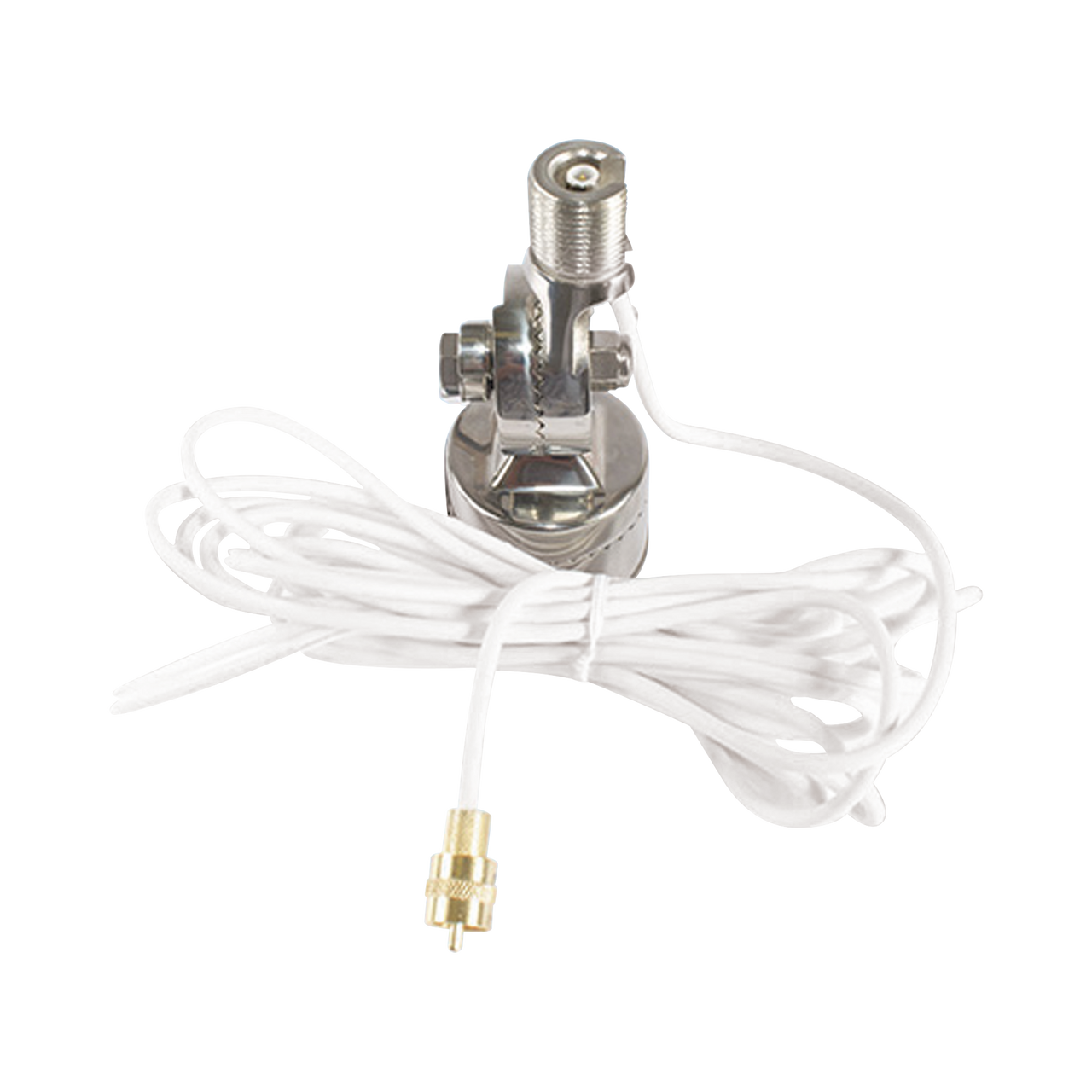 QCMSR Montaje rotativo de acero inoxidable en riel de 4 posiciones fácil de instalar para antenas QuickConnect QC-3, QC-4 y QC-8