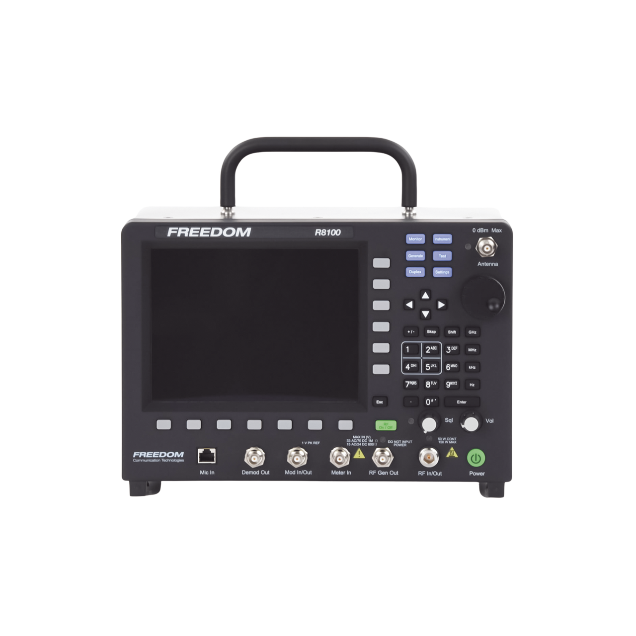 R8100 Analizador Profesional para Sistemas de Radiocomunicación Ultra Portátil, 250 kHz-1 GHz.