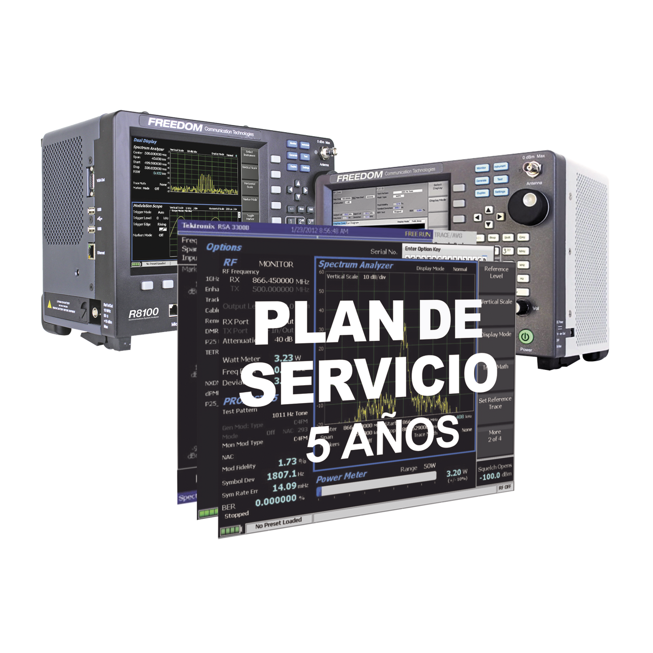 R8-5Y Opción Plan de Servicio para 5 Años en Analizadores R8000 /R8100.