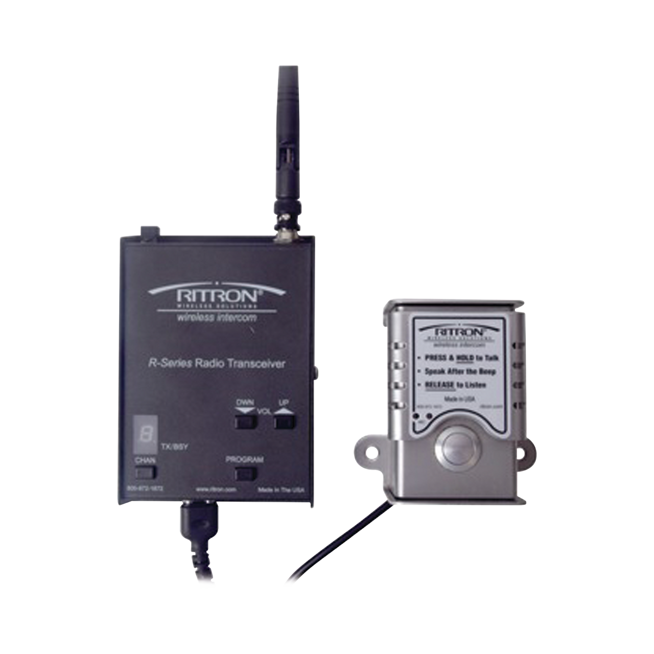 RDC147 DOORCOM  Portero Inalámbrico, Hasta 2 KM, VHF 150-165 Mhz
