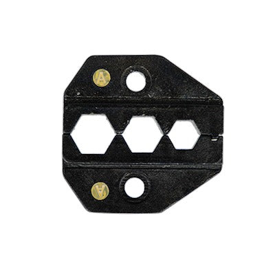 RFA-4005-06 Mordaza para Plegar Conectores de Anillo en RG-59/U, RG-6/U y tipo F (CATV) en tamaños de 0.255, 0.324 y 0.305.