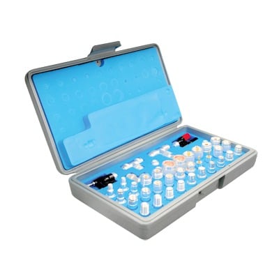 RFA-4023-01  Kit Universal de Adaptadores UNIDAPT de 43 Piezas Clásicos en Estuche de Plástico y Esponja.