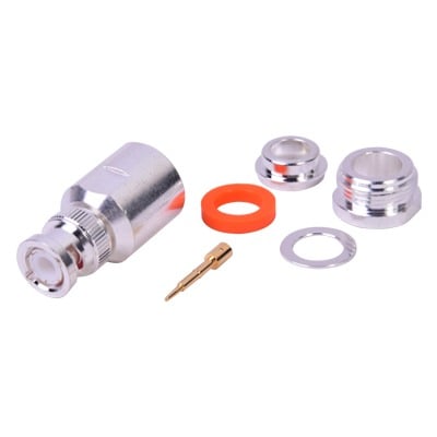 RFB-1101-1SI Conector BNC macho para cable BELDEN 9913, 7810A, 8214; ANDREW CNT-400; SYSCOM RG8/U-SYS, RFLASH-1113