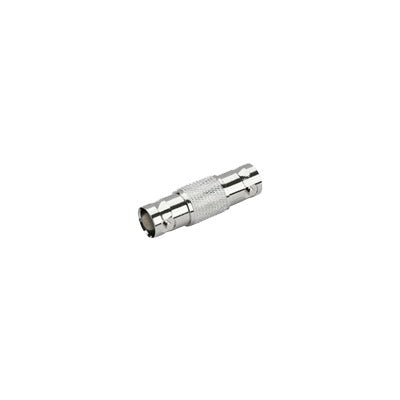 RFB-1134 Adaptador Tipo Barril para 50 Ohm de Conectores BNC Hembra a BNC Hembra, Niquel/Oro/Polipropileno.