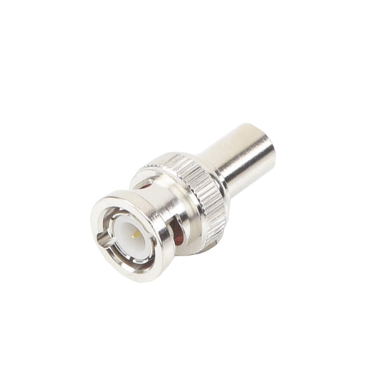 RFB-1750 Carga Coaxial Terminal de 75 Ohm para CCTV, 1/2 Watt, en Conector BNC Macho, Níquel/ Oro/ Delrin.