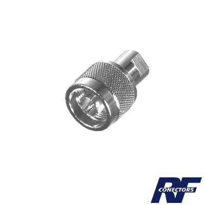 RFE-6107 Adaptador en linea de conector FME Macho a N Macho.