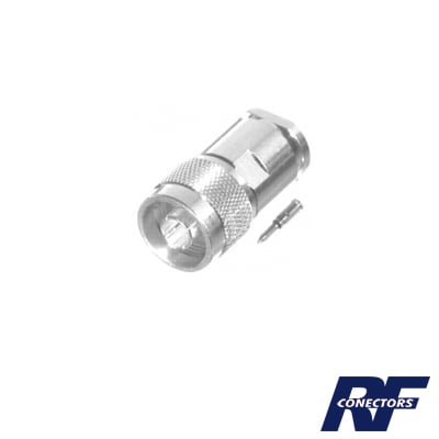 RFN-1002-1S Conector N Macho para Cables con Conductor Central de AWG-11 ó 13, Tipo RG-8/U (BELDEN 8237), RG-213/U (8267), RG-214 (8268).