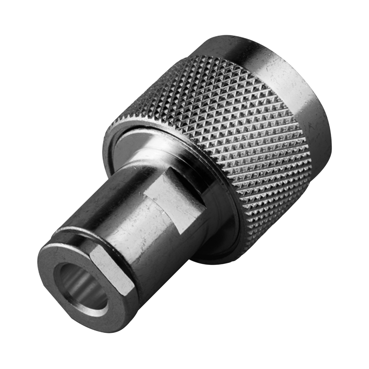 RFN-1004-1SP Conector N Macho de Rosca para Cable PROFLEX, Cable Grupo P, Plata/ Oro/ Teflón.