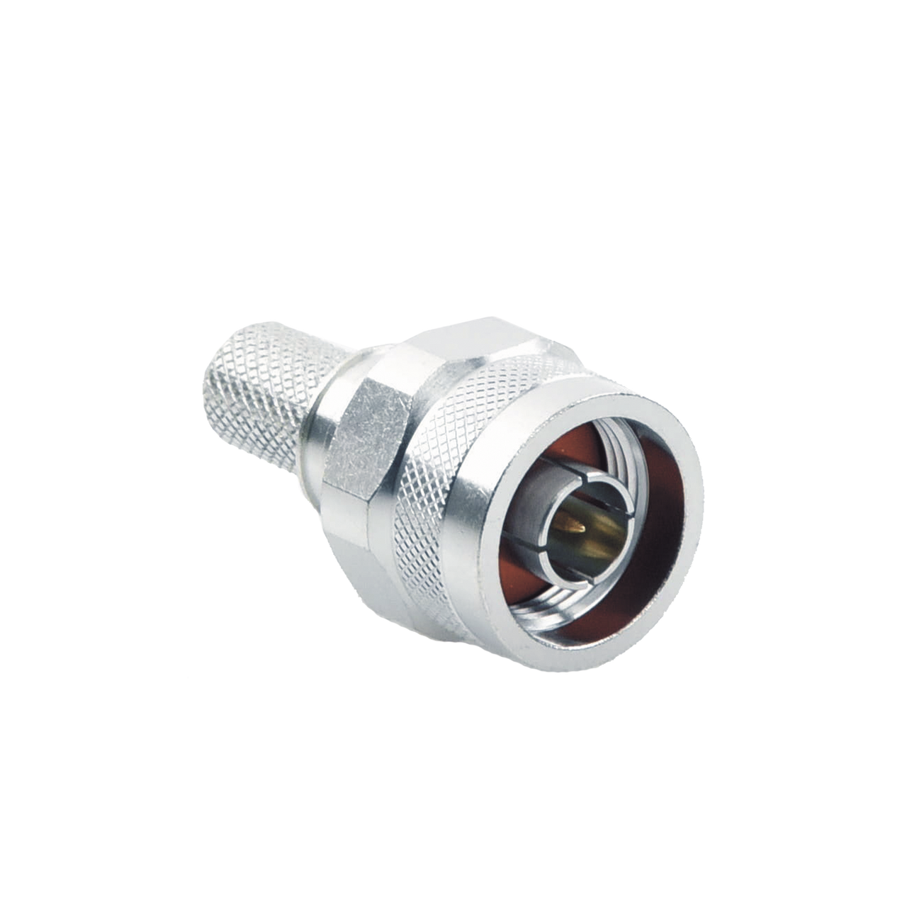 RFN-1006-49I Conector N Macho de PIN Cautivo, Anillo plegable, para cables 9913, LMR-400, LP400, CNT-400, RG8/U-SYS, RFLASH-1113, 8214, 7810A.