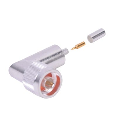 RFN-1009-C Conector N macho en A/R de anillo plegable para cable RG-58/U.