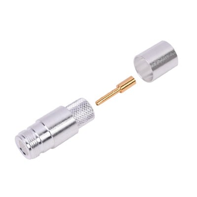 RFN-1028-2L2 Conector N Hembra de Anillo Plegable para LP600, LMR-600, 7977A, CNT-600.
