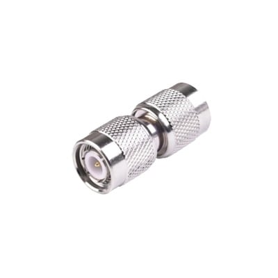 RFT-1224 Adaptador Barril, de Conector TNC Macho a TNC Macho, Níquel/ Oro/ Teflón.