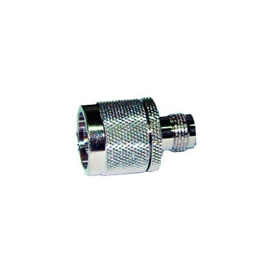 RFT-1233 Adaptador en Línea de Conector TNC Hembra a N Macho, Níquel/ Oro/ Teflón.