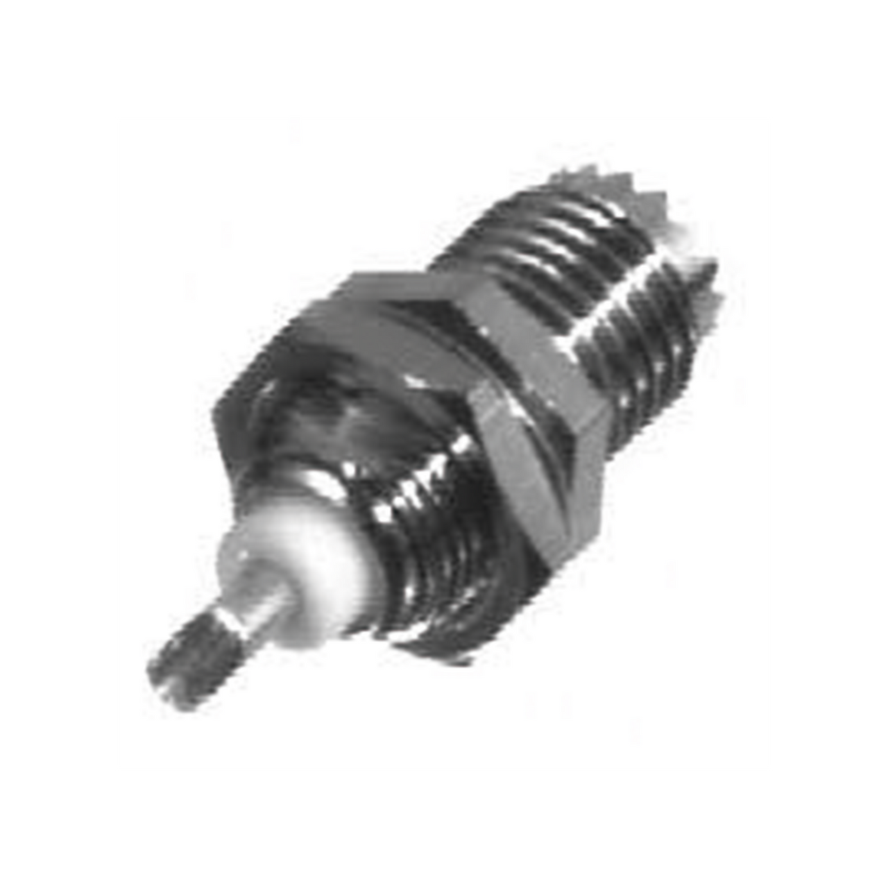 RFU-602 Conector Mini-UHF Hembra para Chasis de Montaje Frontal en tipo D-Plano, Níquel/ Oro/ Teflón.