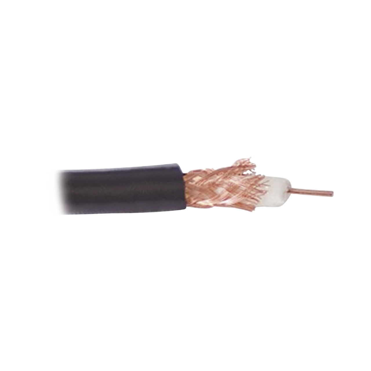 RG59USYSCOB ( Precio por metro ) Cable RG59, conductor central de alambre de cobre calibre 20, blindado de malla trenzada de cobre 80%, aislante de polietileno sólido. Hasta agotar existencias
