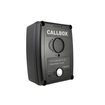 RQX-117B Callbox, Intercomunicador Inalámbrico Vía Radio VHF 150-165MHZ, Serie Q7 en Color Negro