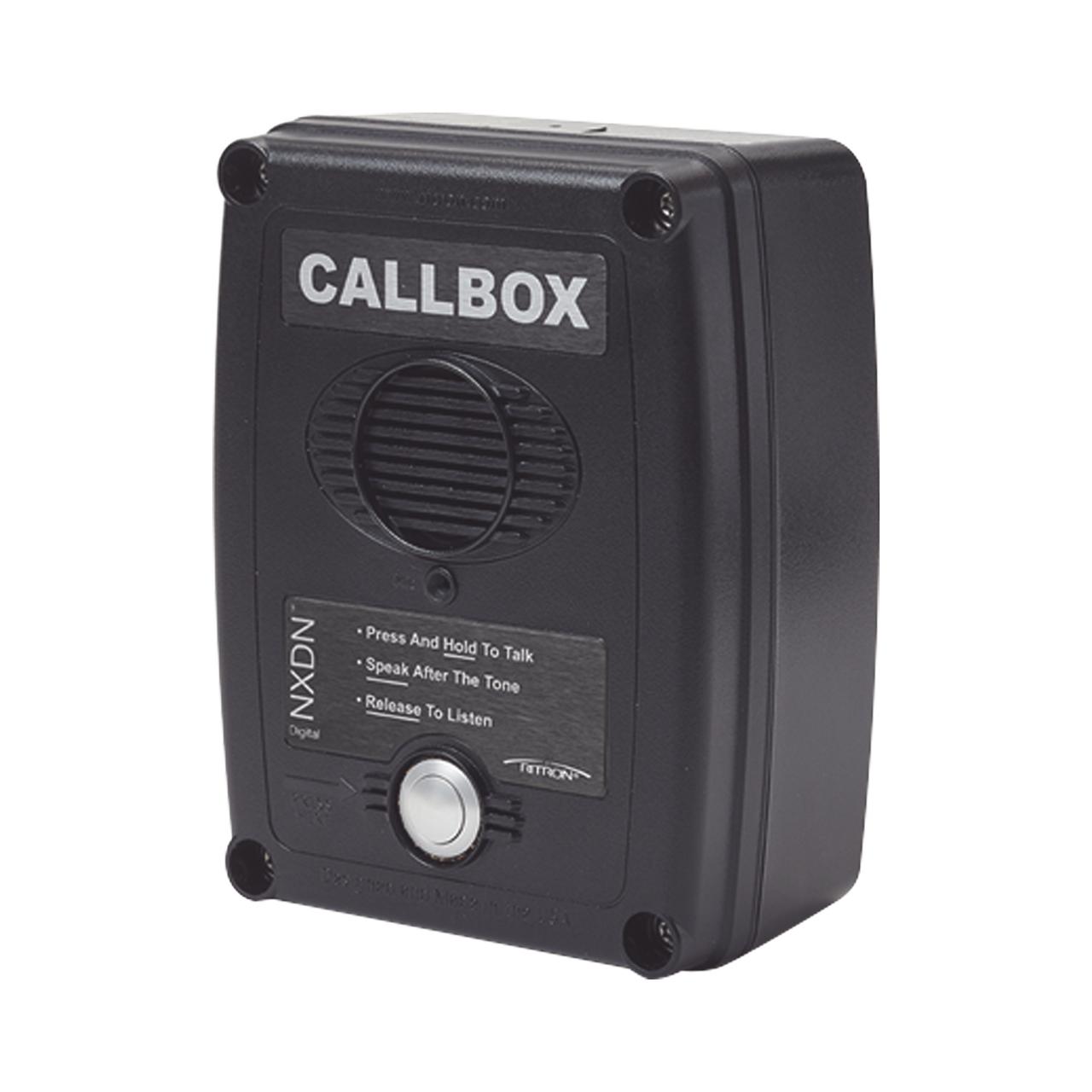 RQX-117-NX Callbox Digital NXDN, Intercomunicador Inalámbrico Vía Radio VHF 150-165MHZ, Serie XD en Color Negro