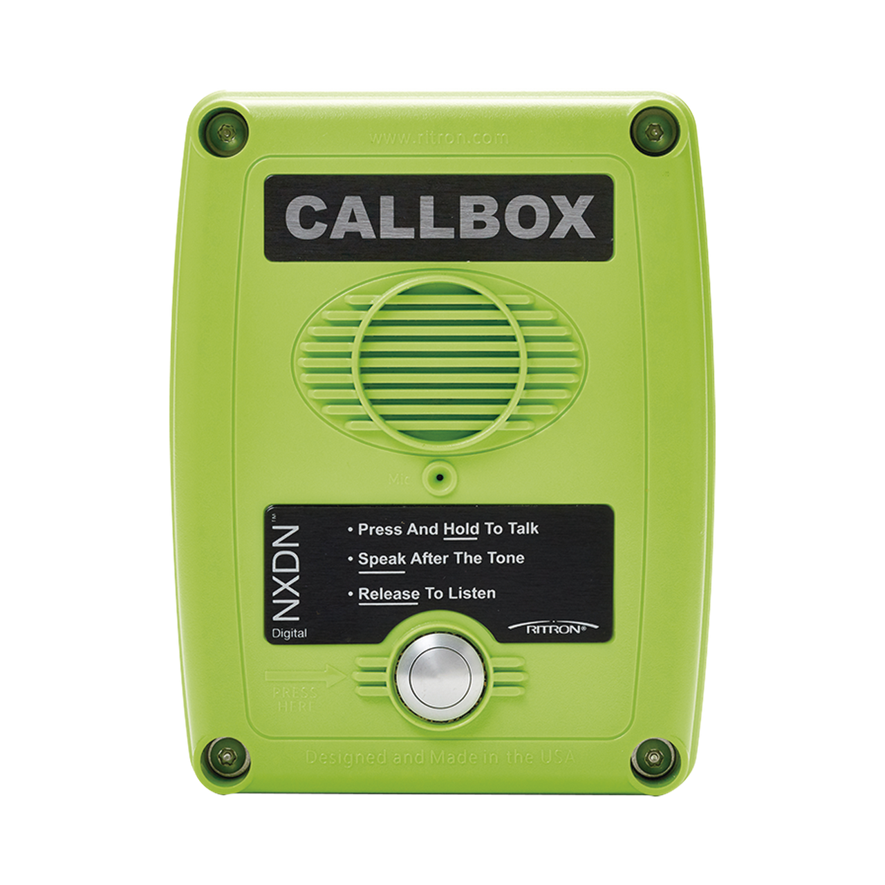 RQX417NX Callbox Digital NXDN, Intercomunicador  Inalámbrico  UHF 450-470MHZ,  Color Verde