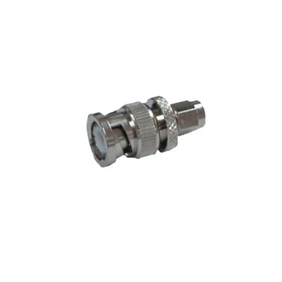RSA-3459 Adaptador en Línea de Conector SMA Macho a BNC Macho, Níquel/ Oro/ Teflón.