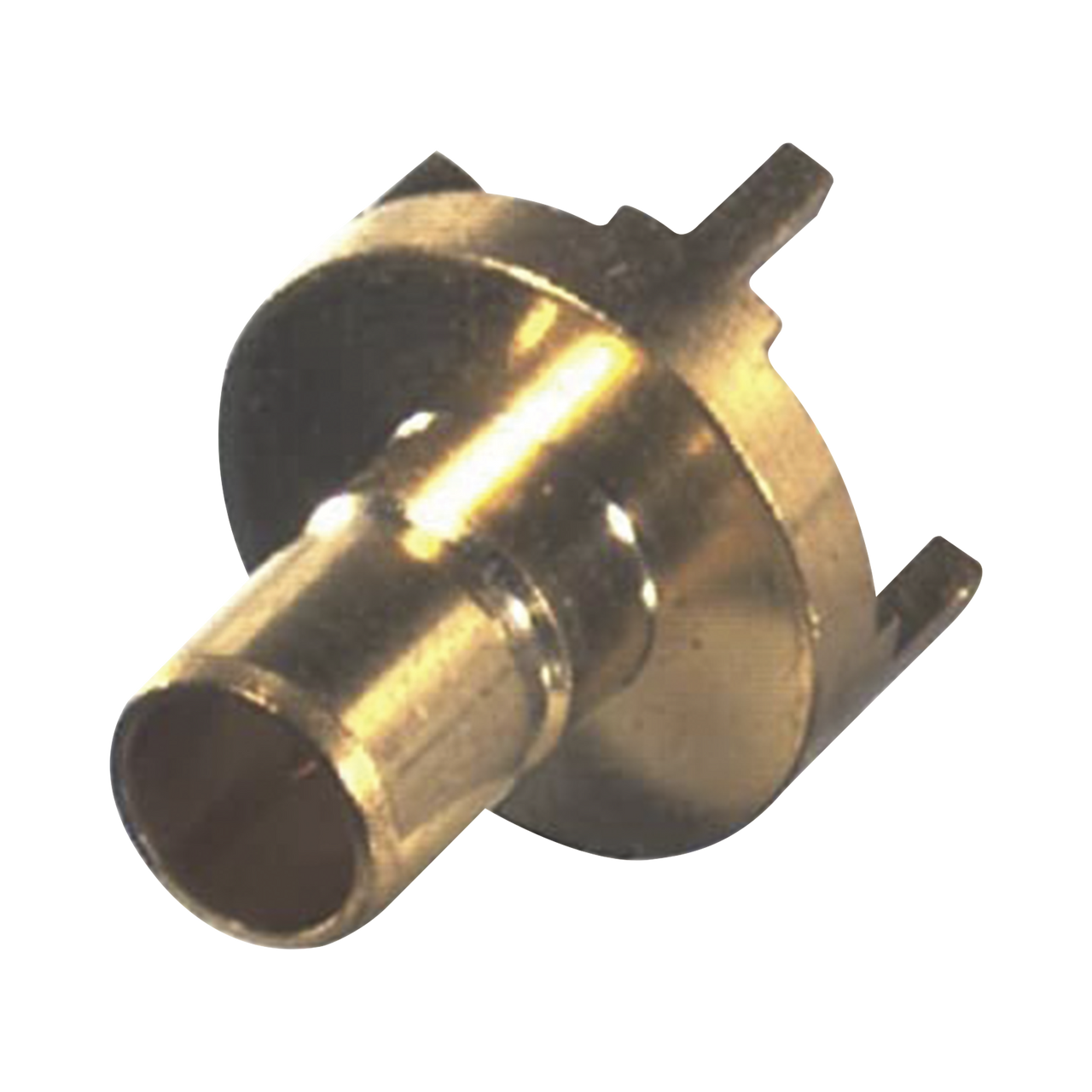 RSB-4350 Conector SMB Jack (PIN Macho) Montaje Vertical para PCB, Níquel/ Oro/ Teflón.