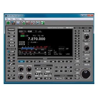RS-BA1 Software de administración para radios HF