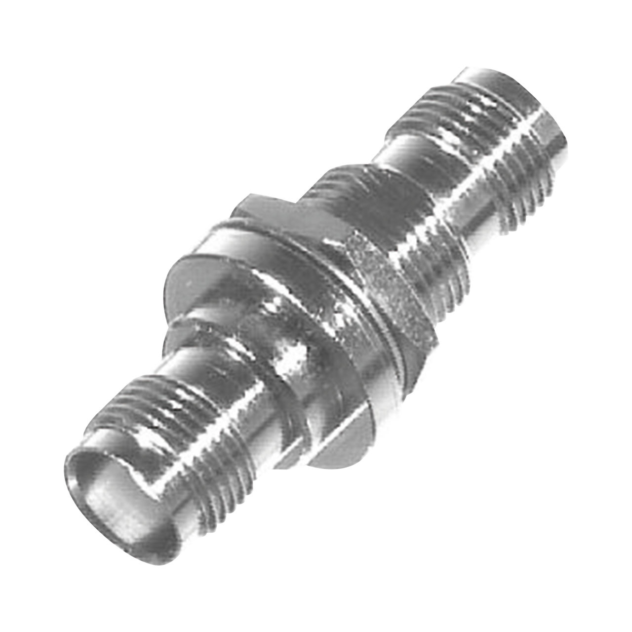 RT-1226 Adaptador de TNC Hembra Rosca Izquierda a TNC Hembra Rosca Izquierda para Panel, Níquel/ Oro/ Teflón.