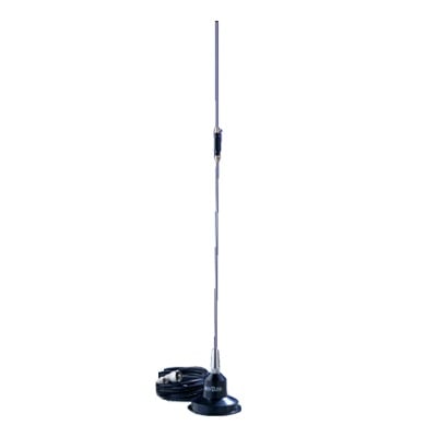 RUM-150 Antena VHF Móvil Con Montaje Magnético y Conector UHF Macho, 148-174 MHz