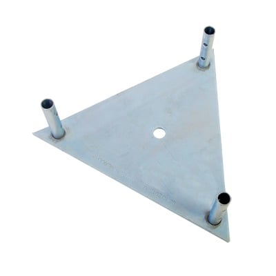 SBZ-45 Base Triangular para Tramo STZ45 Galvanizado Electrolítico.