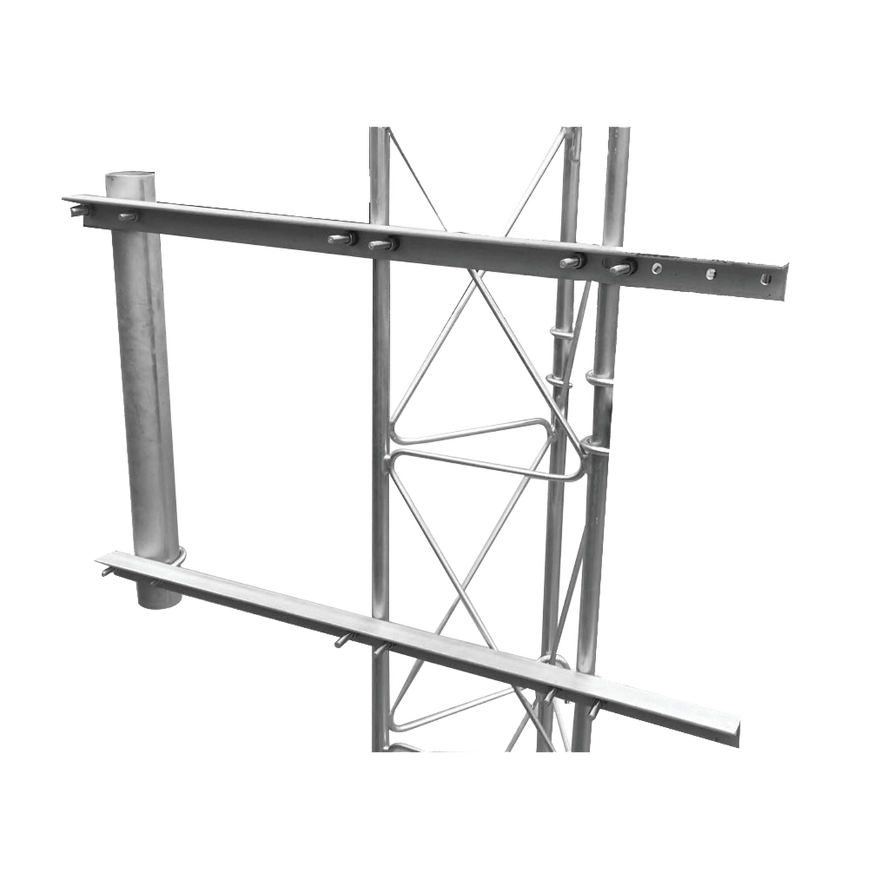 SBL-UNI-2G Brazo para Torre Arriostrada de Ángulo para tramos de 30, 35 y 45 cm de ancho.